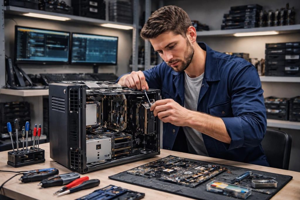 découvrez nos astuces pour une réparation d'ordinateur à tours rapide et fiable. bénéficiez d'un service de qualité pour remettre votre pc en état en un rien de temps.